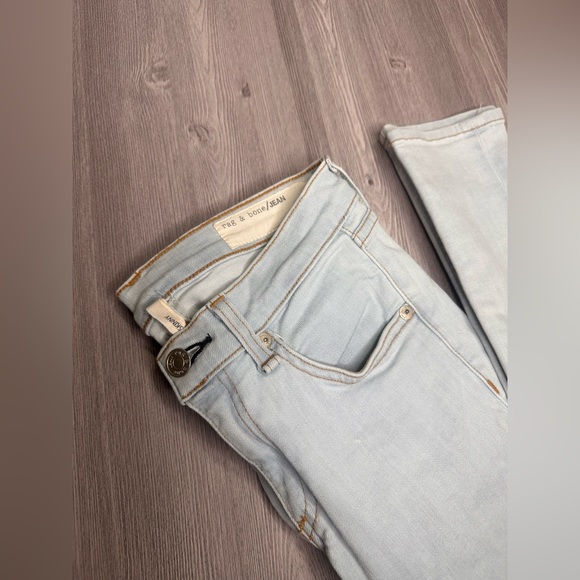 rag & bone - Skinny - White Water - Sz 25 - Women’s Jeans - Picture 3 of 9